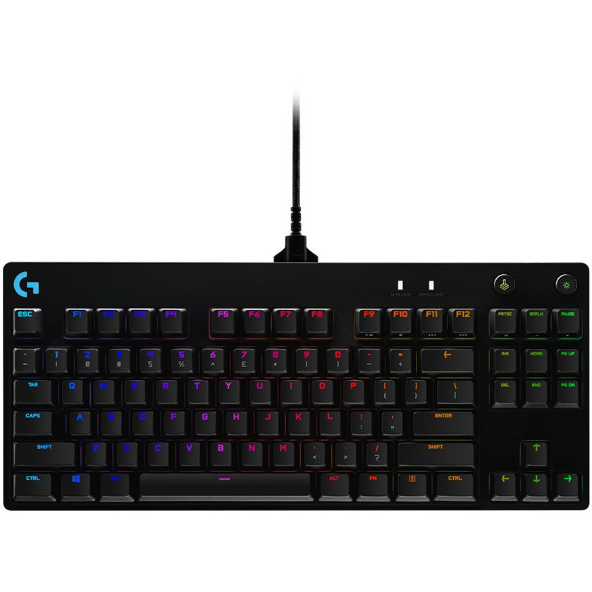 Logitech G 920-009389. Žični. USB. Mehanička tastatura. QWERTZ raspored. RGB LED. Crna.