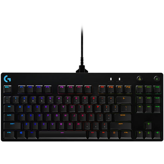 Logitech G 920-009389. Žični. USB. Mehanička tastatura. QWERTZ raspored. RGB LED. Crna.