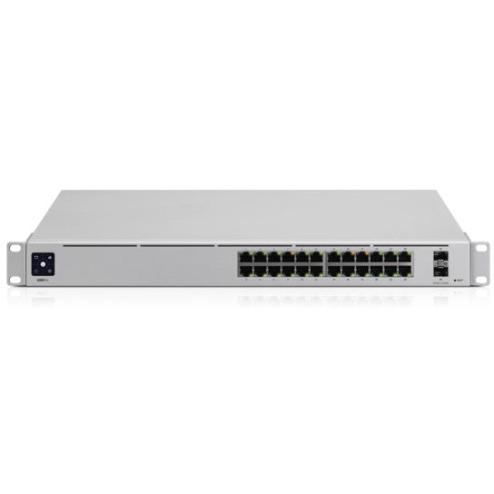 Ubiquiti UniFi USW-PRO-24. Upravljani. Sloj 2/Sloj 3. Gigabit Ethernet (10/100/1000). Montaža u rack.