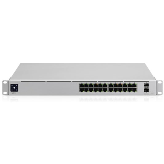 Ubiquiti UniFi USW-PRO-24. Upravljani. Sloj 2/Sloj 3. Gigabit Ethernet (10/100/1000). Montaža u rack.