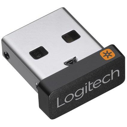 Logitech USB Unifying prijemnik. USB prijemnik. 14 mm. 6 mm. 15 mm. 1,23 g. Crni