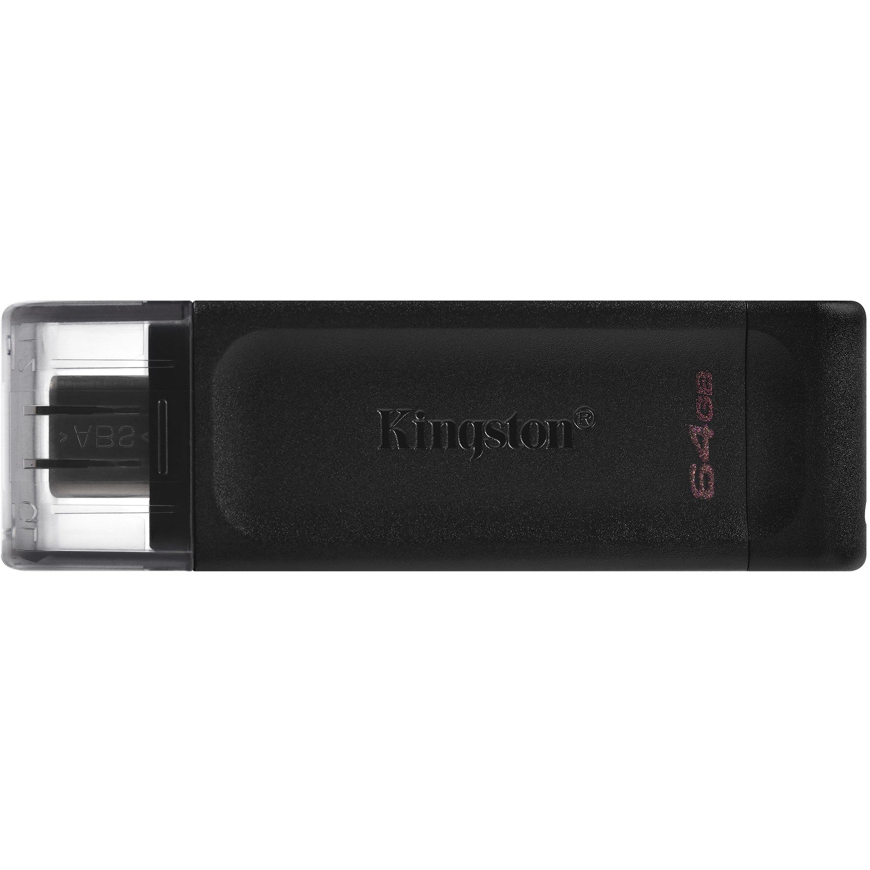 Kingston Technology DataTraveler 64GB USB-C 3.2 Gen 1 70. 64 GB. USB Type-C. 3.2 Gen 1 (3.1 Gen 1). Kapacitet. 7 g. Crna.
