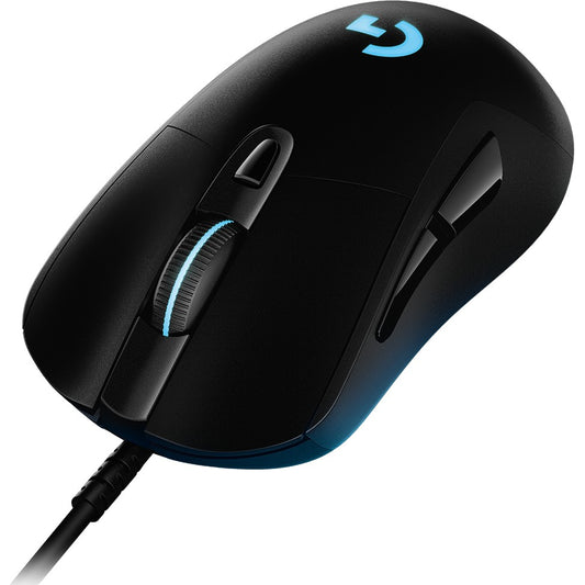 Logitech G G403 HERO. Desna. Optička. USB Tip-A. 25600 DPI. 1 ms. Crna.