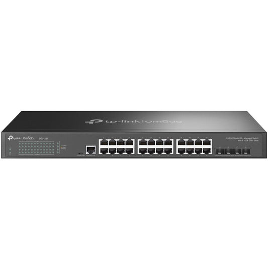 TP-Link Omada SG3428X. Upravljani. L2+/L3. Gigabit Ethernet (10/100/1000). Montaža u rack. 1U