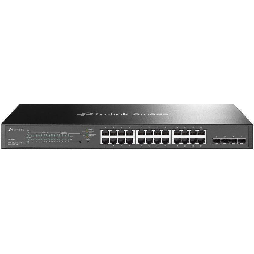 TP-Link Omada TL-SG2428P. Upravljani. L2/L2+. Gigabit Ethernet (10/100/1000). Napajanje preko Etherneta (PoE). Montaža u rack. 1U