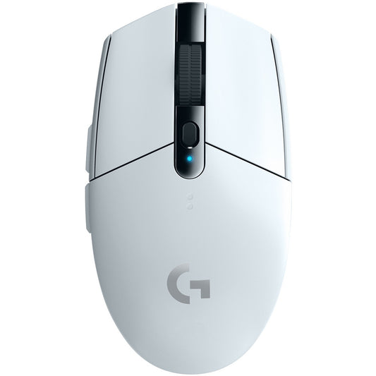 Logitech G G305. Desna. Optička. RF bežična. 12000 DPI. 1 ms. Bijela.
