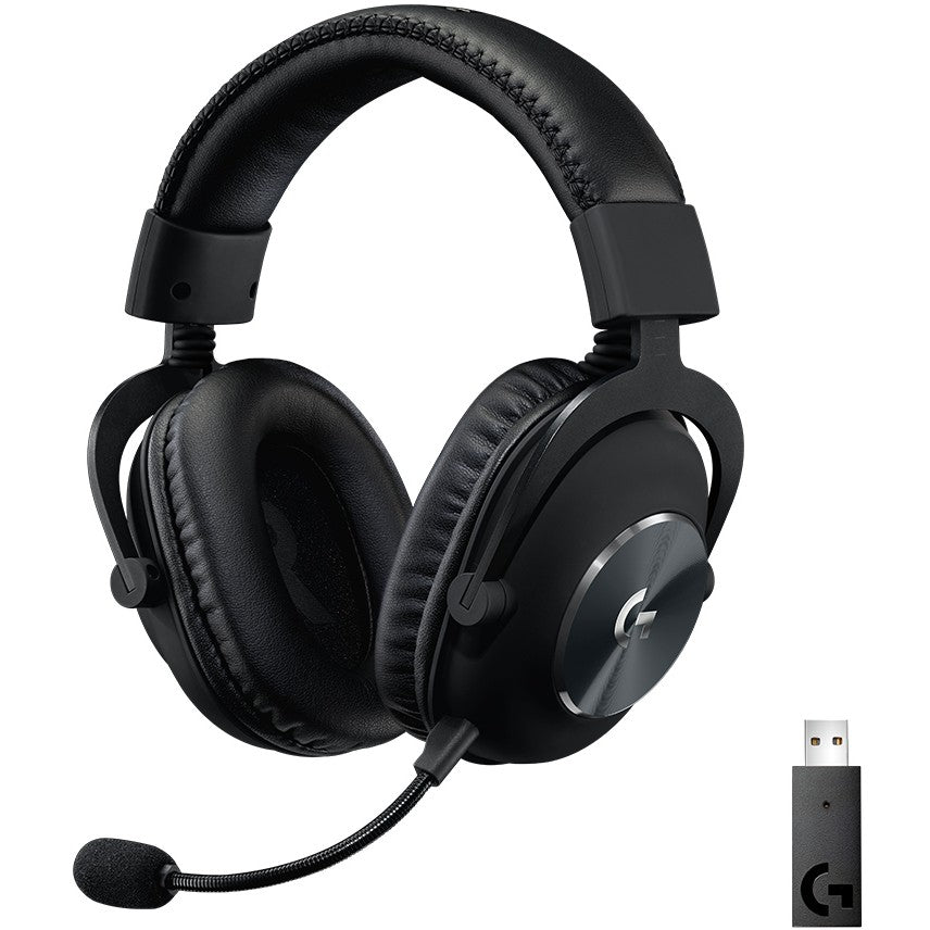 Logitech G 981-000907. Bežične. 20 - 20000 Hz. Igraće. 370 g. Slušalice. Crne.