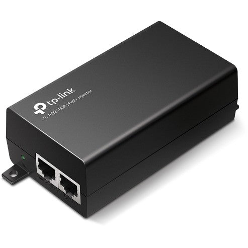 TP-Link PoE+ injektor. Gigabit Ethernet. 10,100,1000 Mbps. 10/100/1000. IEEE 802.3ab. IEEE 802.3af. IEEE 802.3at. IEEE 802.3i. IEEE 802.3u. Cat3. Cat4. Cat5. Cat5e. Crni.