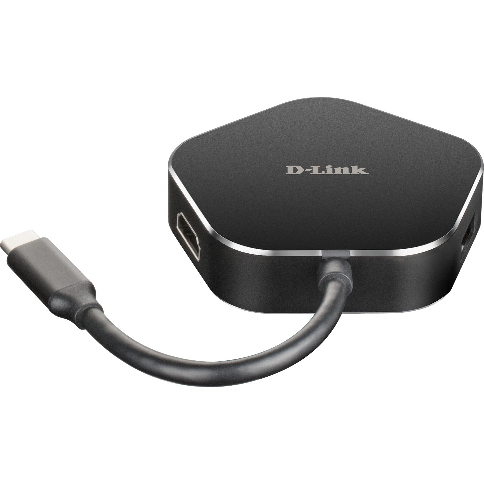 D-Link DUB-M420. Žični. Thunderbolt 3. 60 W. Aluminij. Crni. 5 Gbps. 4096 x 2160 piksela