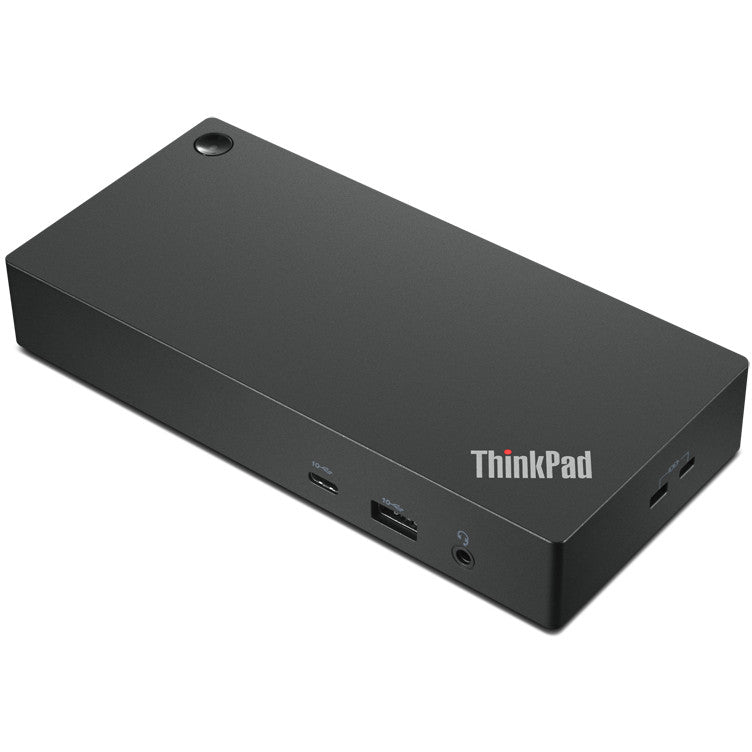 Lenovo ThinkPad univerzalna USB-C priključna stanica. Žičana. USB 3.2 Gen 1 (3.1 Gen 1) Type-C. 10,100,1000 Mbps. Crna. 4K Ultra HD. 3840 x 2160 piksela