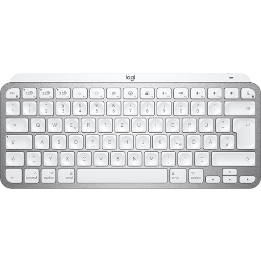 Logitech MX tipke Mini za Mac. Mini. Bežične. Bluetooth. QWERTZ tipke. LED. Siva.