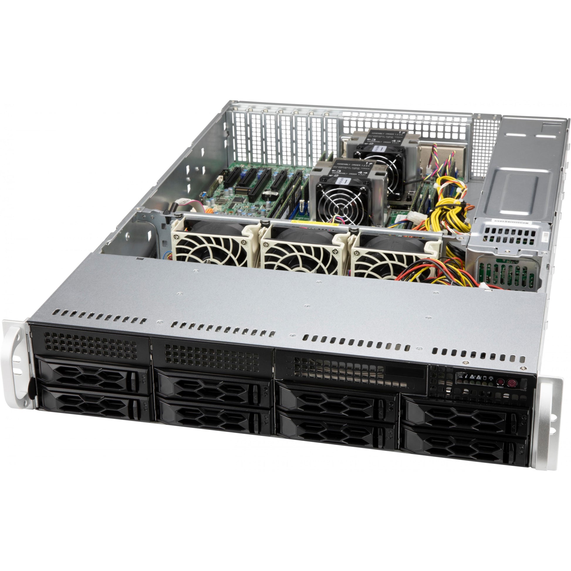Supermicro CSE-LA25TQC-R609LP. Rack. Server. Crni. ATX. EATX. 2U. HDD. Mreža. Performanse. Nestanak struje. Sistem.