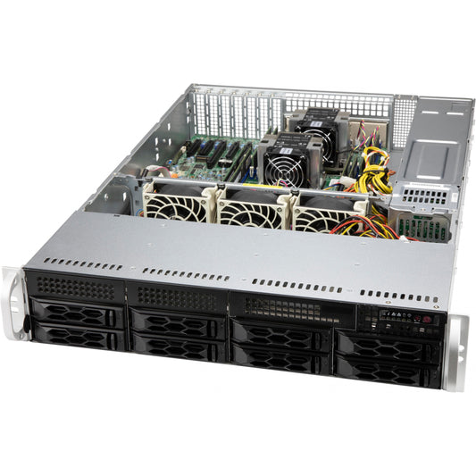 Supermicro CSE-LA25TQC-R609LP. Rack. Server. Crni. ATX. EATX. 2U. HDD. Mreža. Performanse. Nestanak struje. Sistem.