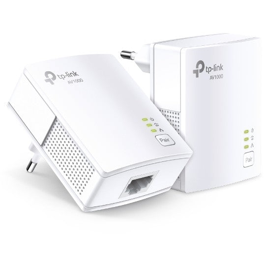 TP-Link AV1000 Gigabit Powerline početnički komplet. 1000 Mbps. IEEE 1901. IEEE 802.3. IEEE 802.3ab. IEEE 802.3u. Tip C. Gigabit Ethernet. 10,100,1000 Mbps. HomePlug AV2