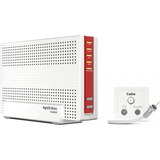 Kutija 6690. Wi-Fi 6 (802.11ax). Dvofrekventni (2,4 GHz/5 GHz). Ethernet/LAN. Bijela. Stolni ruter.