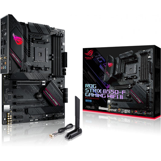 ASUS ROG STRIX B550-F GAMING WIFI II. AMD. Podnožje AM4. AMD Ryzen 3000 serija. Podnožje AM4. DDR4 SDRAM. 128GB