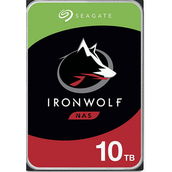 Seagate IronWolf ST10000VN000. 10TB. 7200 o/min. 256MB. 3.5". Serial ATA III