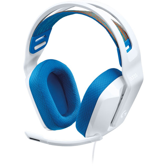 Logitech G G335. Žične. Igraće. 20 - 20000 Hz. 240 g. Slušalice. Bijele.
