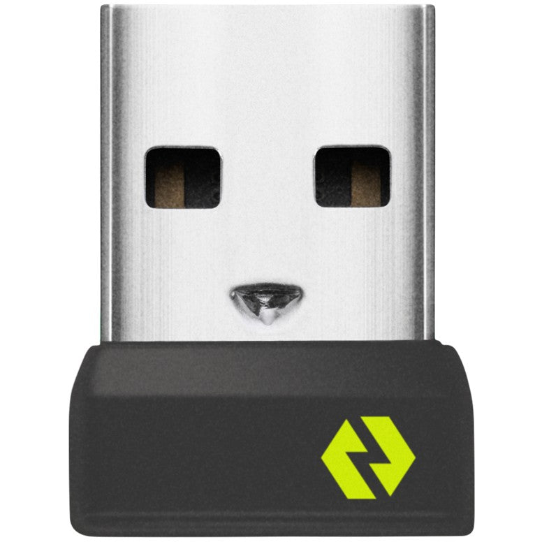 Logitech 956-000008. USB prijemnik. 2 g. Crna. Zelena.