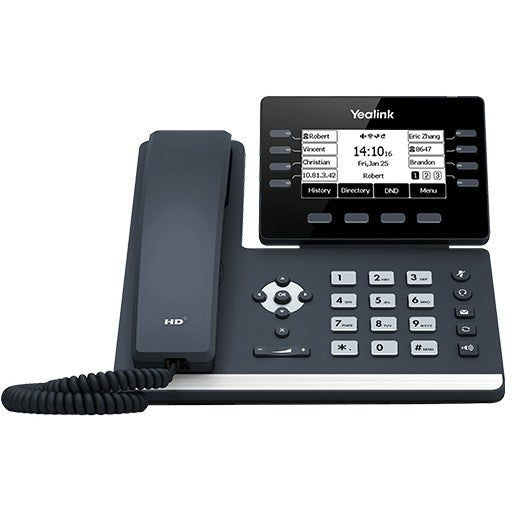 Yealink SIP-T53. IP telefon. Siva. Žični telefon. Montaža za sto/zid. U opsegu. Izvan opsega. SIP informacije. 8 linija.