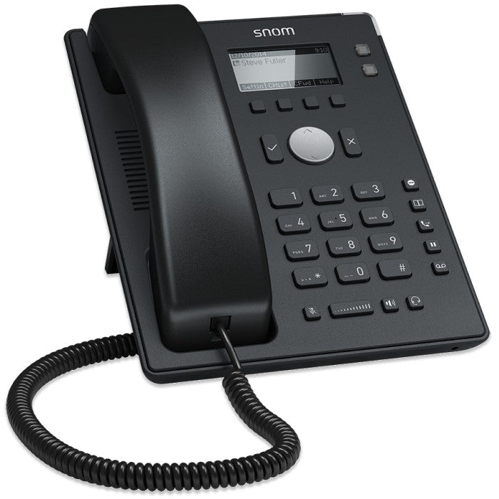 Snom D120. IP telefon. Crni. Žični telefon. Montaža za sto/zid. U opsegu. Izvan opsega. SIP informacije. 2 linije.