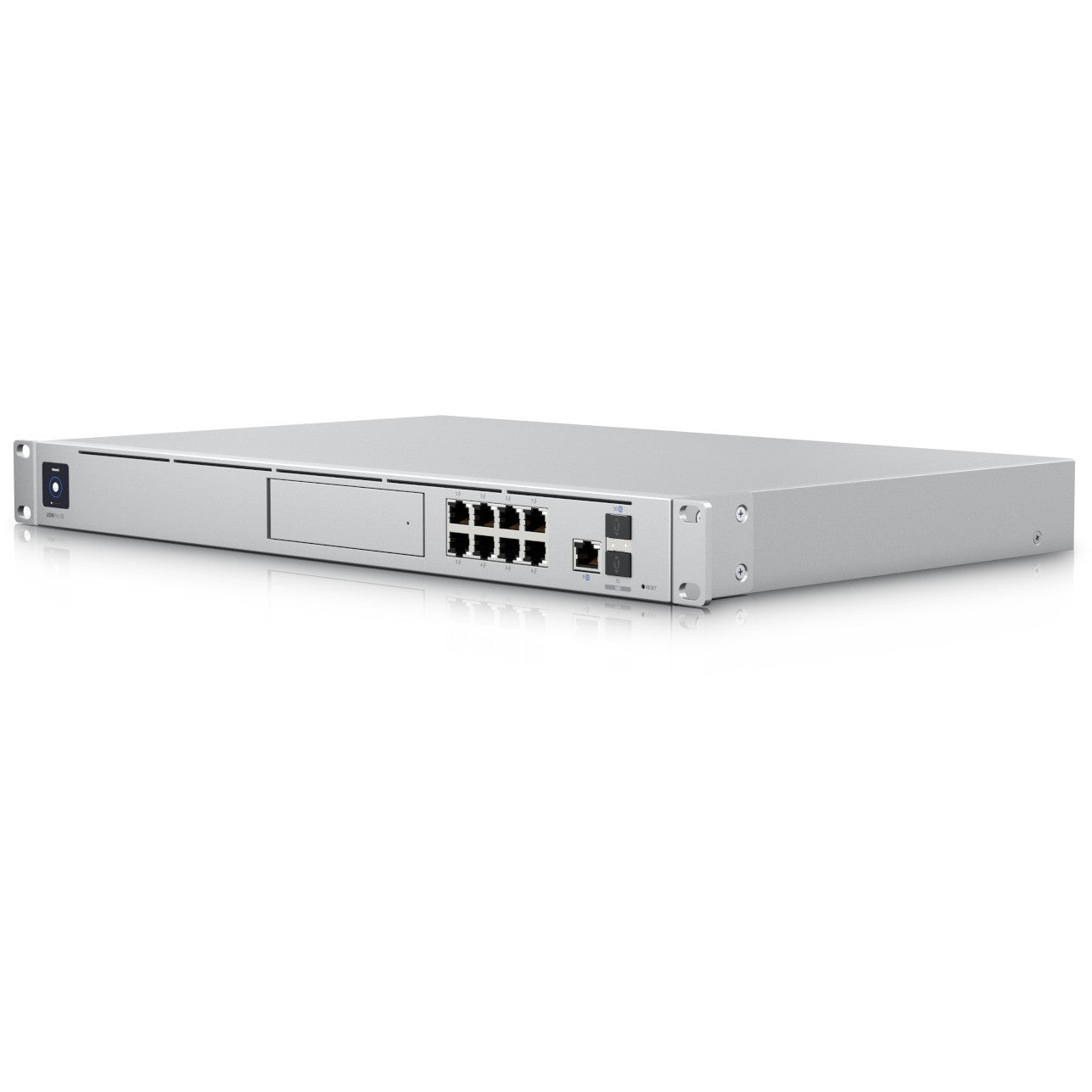 Ubiquiti Dream Machine, specijalno izdanje. Nerđajući čelik. 1U. Aluminijum. Montaža u rack. Aktivnost. Link. Gotovo. 1700 MHz
