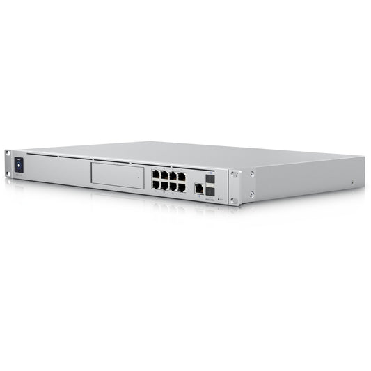 Ubiquiti Dream Machine, specijalno izdanje. Nerđajući čelik. 1U. Aluminijum. Montaža u rack. Aktivnost. Link. Gotovo. 1700 MHz