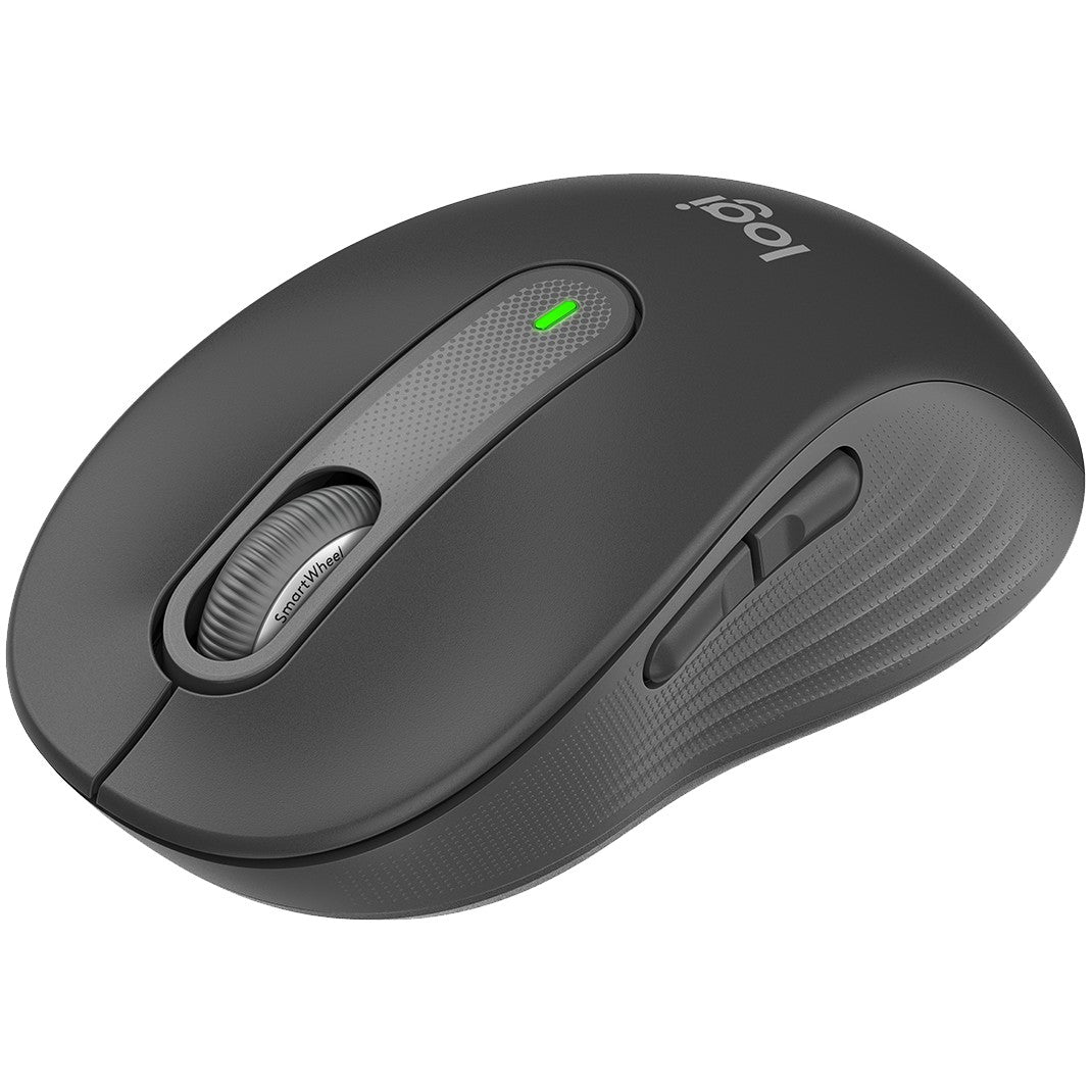 Logitech Signature M650. Desna. Optička. Bluetooth. 4000 DPI. Grafitna.