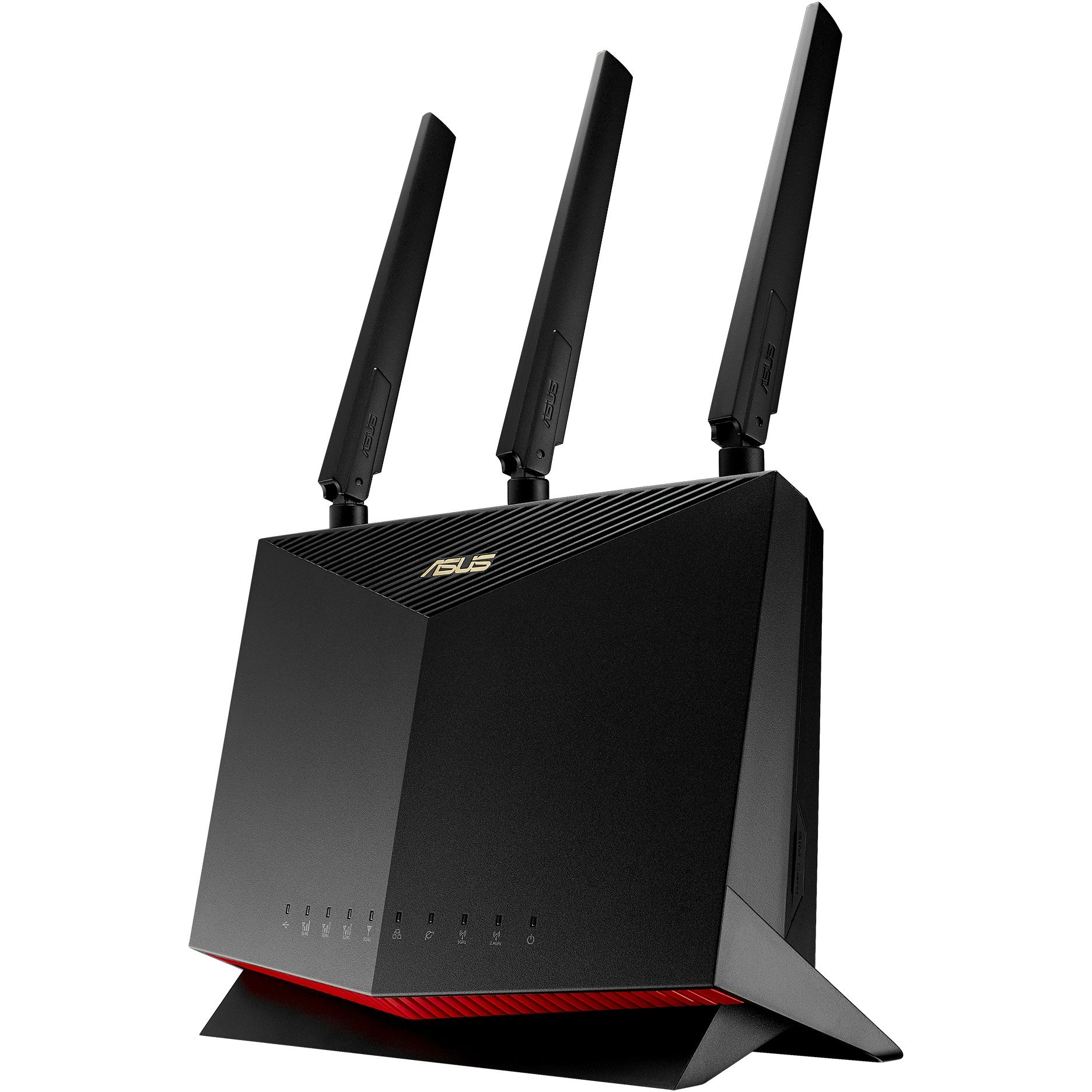 ASUS 4G-AC86U. Wi-Fi 5 (802.11ac). Dvofrekventni (2.4 GHz/5 GHz). Ethernet/LAN. 3G. Crni. Stolni ruter.