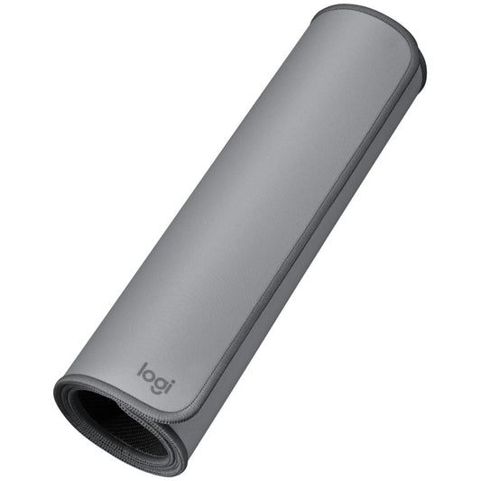 Logitech podloga za sto. Siva. Jednobojna. Najlon. Poliester. Guma. Protivklizna baza.