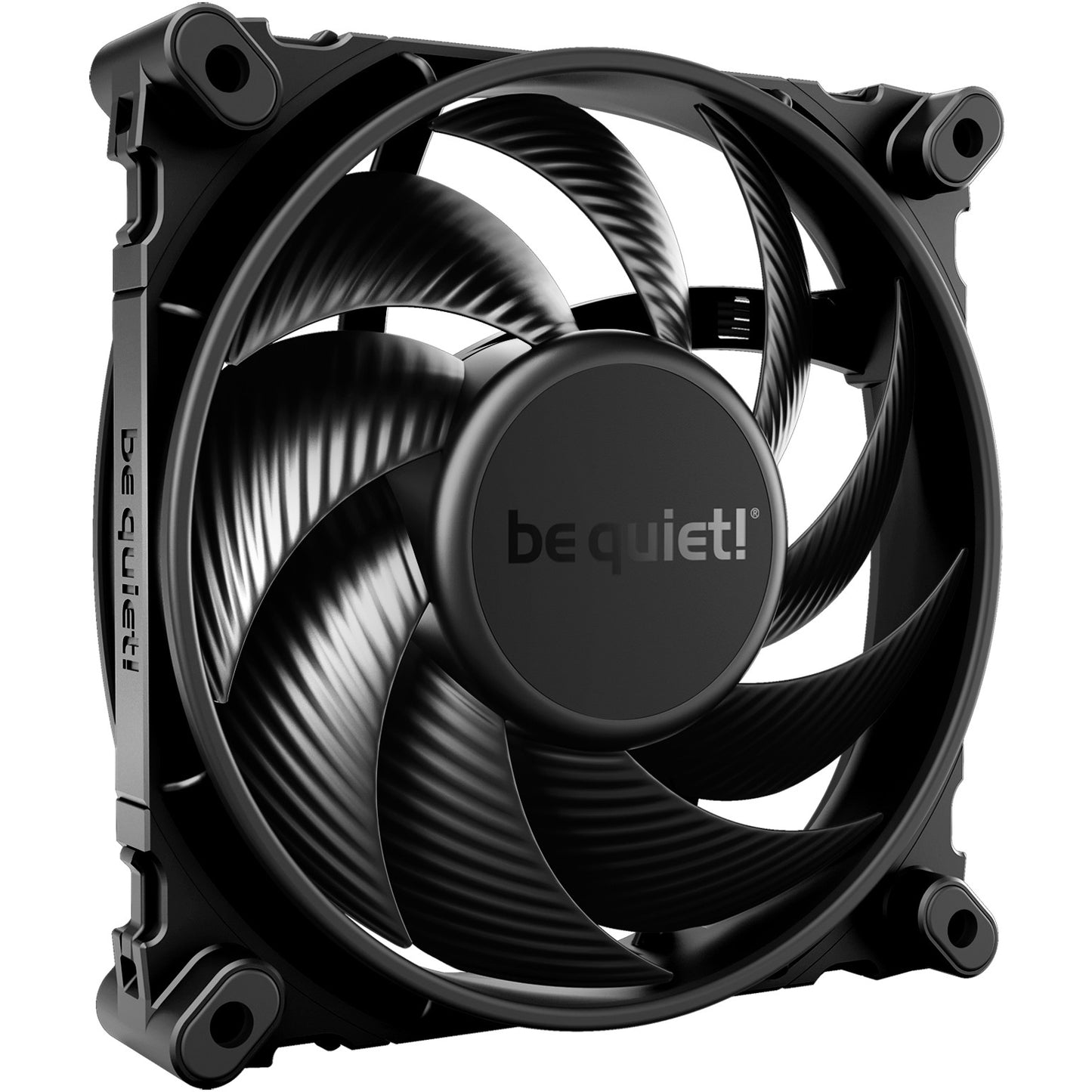 be quiet! SILENT WINGS 4 | 120 mm PWM ventilator velike brzine. 12 cm. 2500 o/min. 130,31 m³/h. Crni