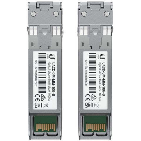Ubiquiti UACC-OM-MM-10G-D-2. Optička vlakna. 10000 Mbps. LC. 300 m. 850 nm. 850 nm