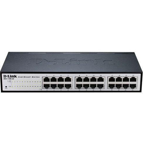 D-Link DGS-1100-24V2. Upravljani. L2. Gigabit Ethernet (10/100/1000). Puni dupleks. Montaža u rack. 1U