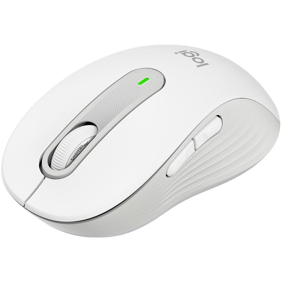 Logitech Signature M650. Desna. Optička. Bluetooth. 4000 DPI. Bijela.
