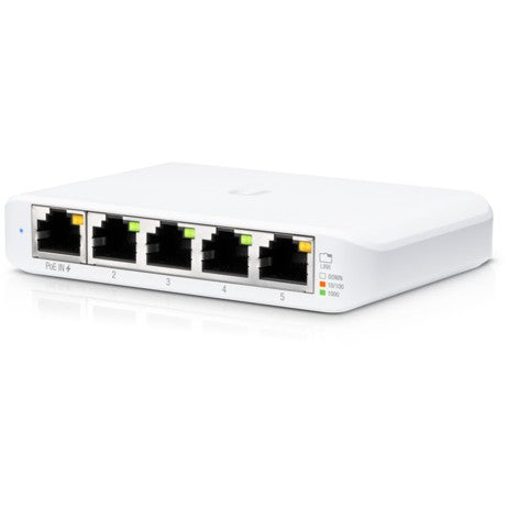 Ubiquiti UniFi Switch Flex Mini (pakovanje od 5). Upravljani. Gigabit Ethernet (10/100/1000). Napajanje preko Etherneta (PoE).