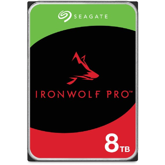 Seagate IronWolf Pro ST8000NT001. 8TB. 7200 o/min. 256MB. 3.5". Serial ATA III