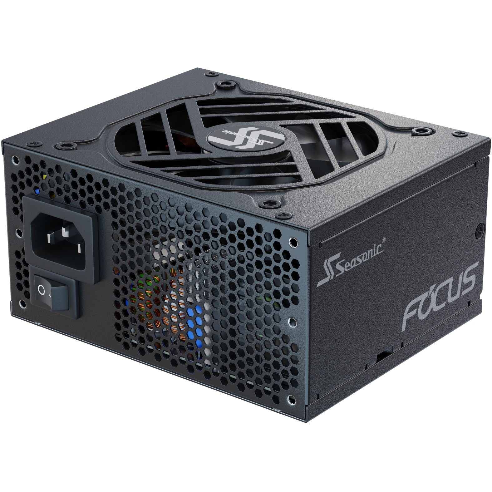 Seasonic FOCUS SGX-750 (2021). 750 W. 100 - 240 V. 50 - 60 Hz. 10 A. 5 A. 100 W