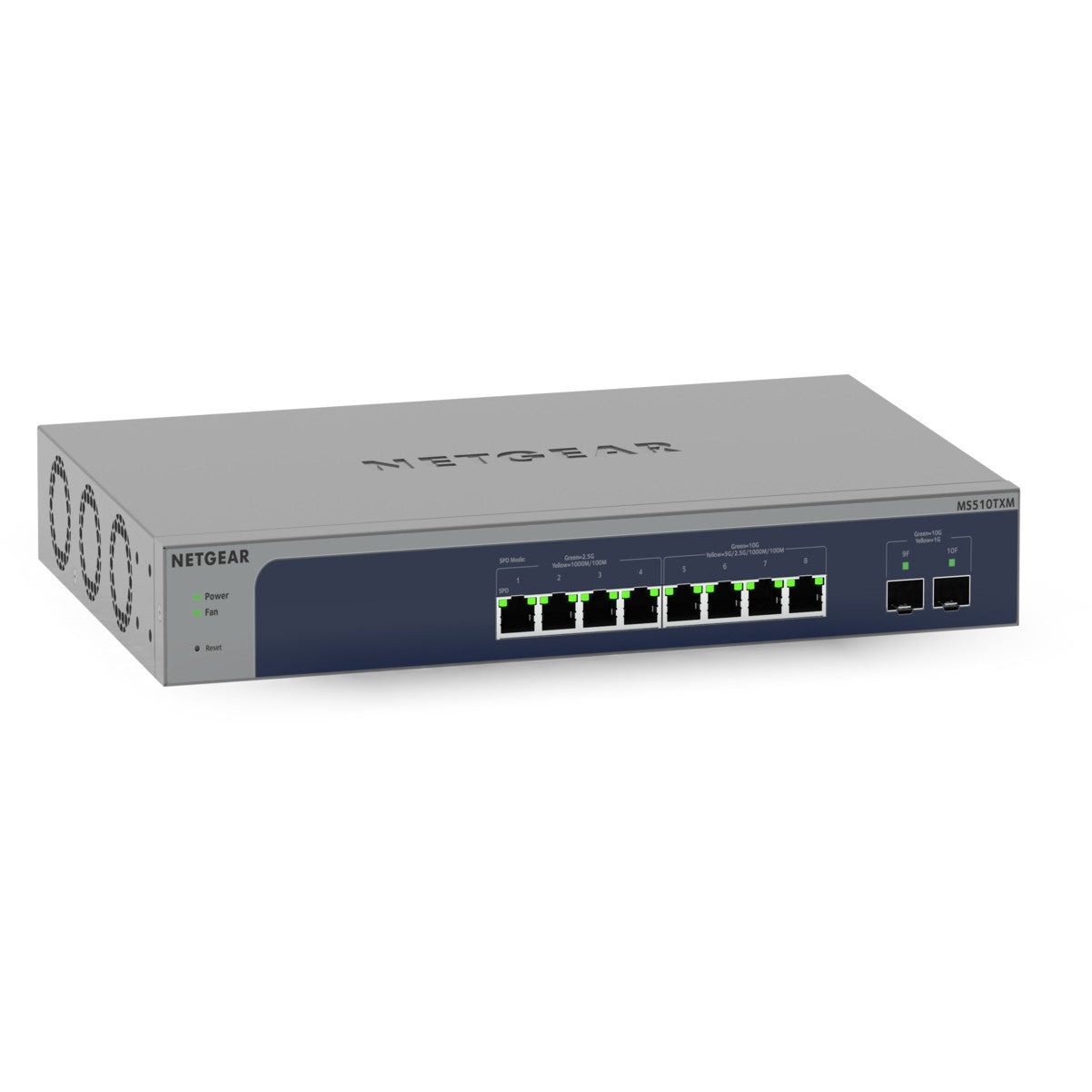 NETGEAR MS510TXM. Upravljani. L2/L3/L4. 10G Ethernet (100/1000/10000). Puni dupleks. Ugradnja u rack.