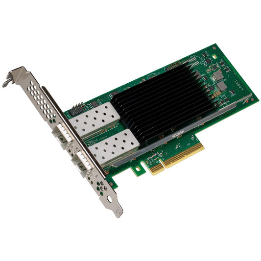 Intel® Ethernet mrežni adapter E810-XXVDA2. Ugrađen. Žični. PCI Express. Optički. Crna. Zelena. Srebrni