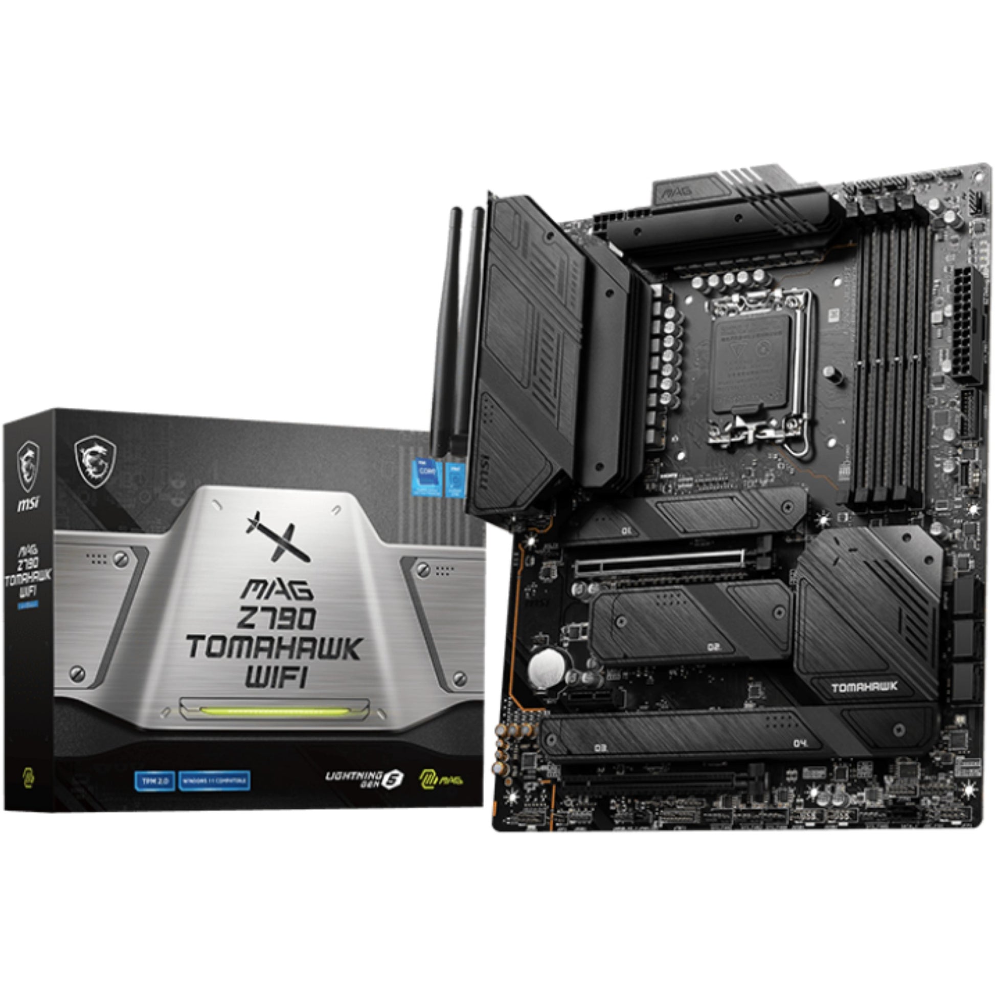 MSI MAG Z790 TOMAHAWK WIFI. Intel. LGA 1700. Intel® Celeron®. Intel® Pentium® Gold. LGA 1700. 192GB. DDR5 SDRAM