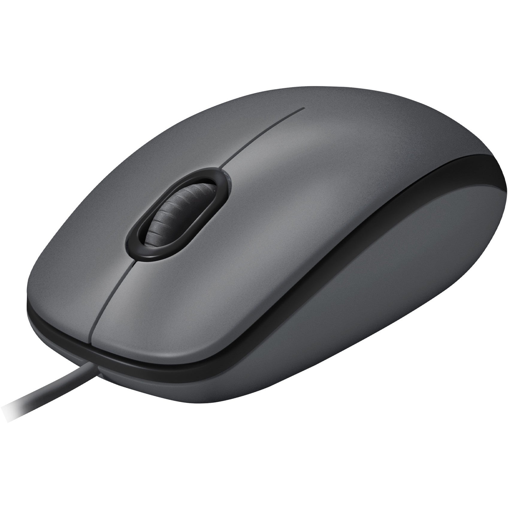 Logitech M100. Za dekstre/rukohvat. Optički. USB Tip-A. 1000 DPI. Crna.