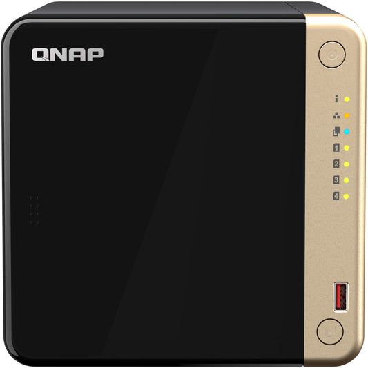 QNAP TS-464. NAS. Tower. Intel® Celeron®. N5095. 8GB. DDR4