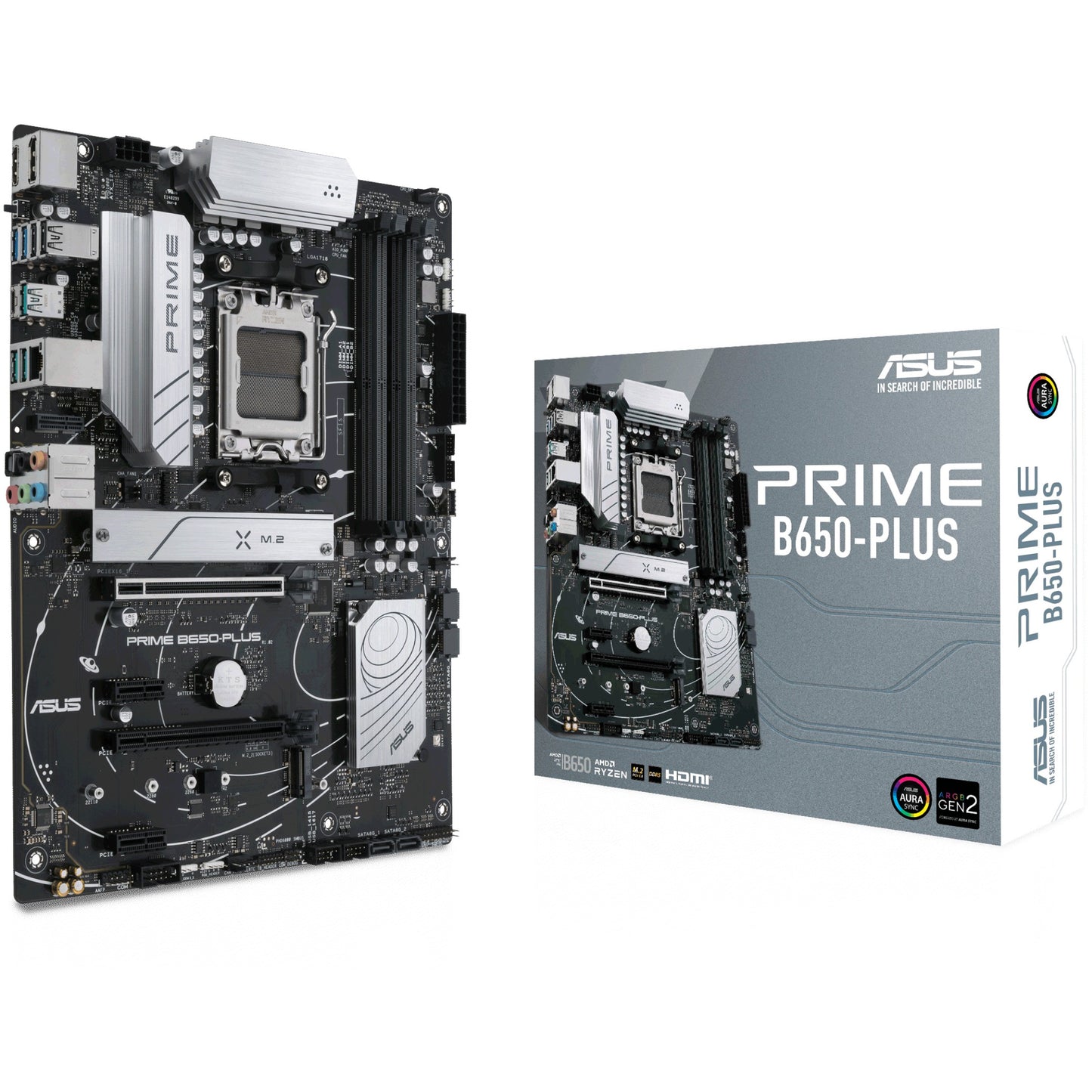 ASUS PRIME B650-PLUS. AMD. Podnožje AM5. AMD Ryzen 7000 serija. Podnožje AM5. DDR5-SDRAM. 128 GB