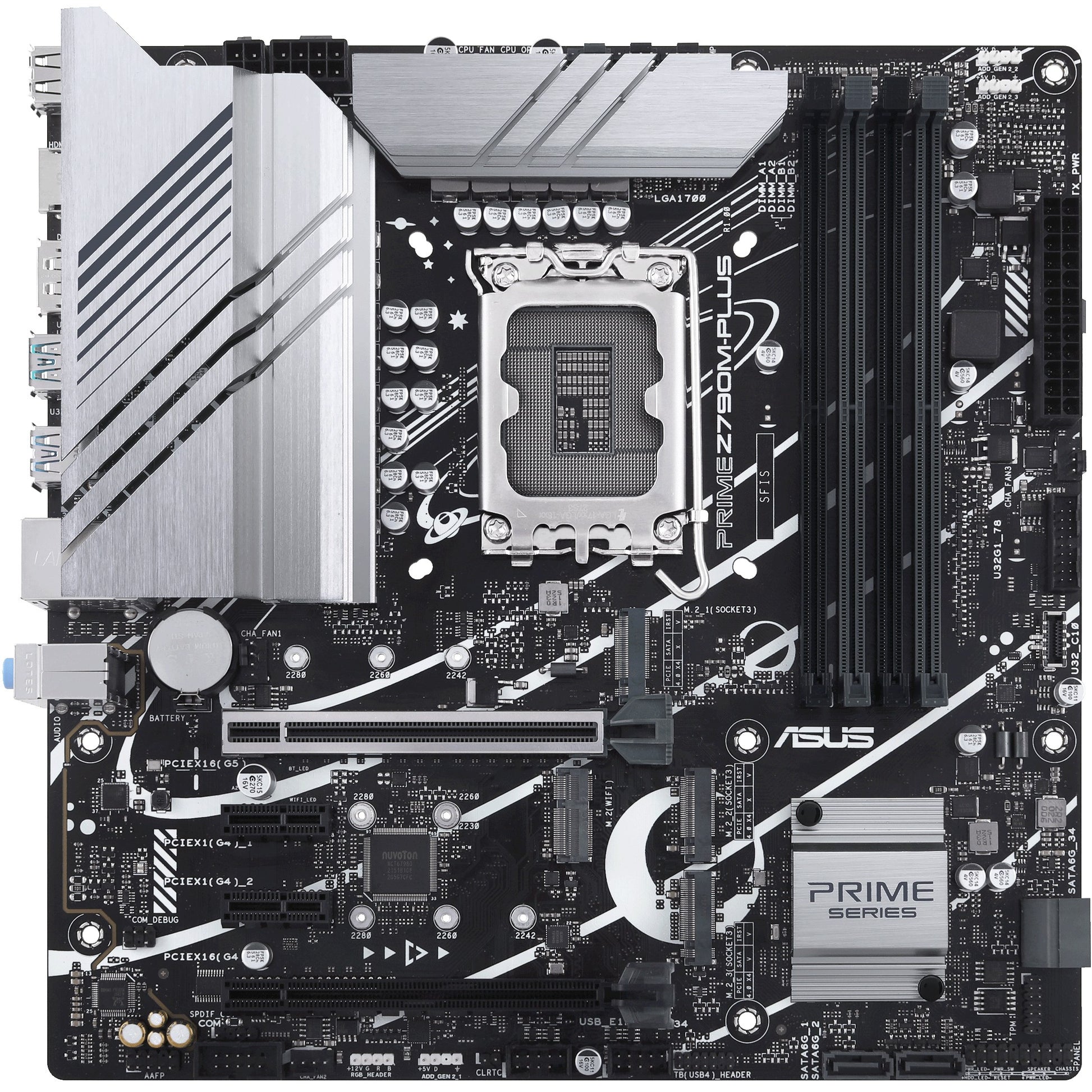 ASUS PRIME Z790M-PLUS. Intel. LGA 1700. Intel® Celeron®. Intel® Core™ i3. Intel® Core™ i5. Intel® Core™ i7. Intel® Core™ i9..... DDR5-SDRAM. 128 GB. DIMM