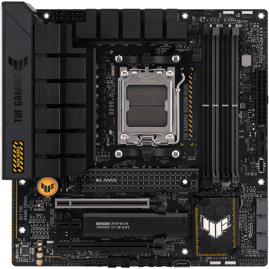 ASUS TUF GAMING B650M-PLUS. AMD. Podnožje AM5. AMD Ryzen 7000 serija. Podnožje AM5. DDR5 SDRAM. 128GB