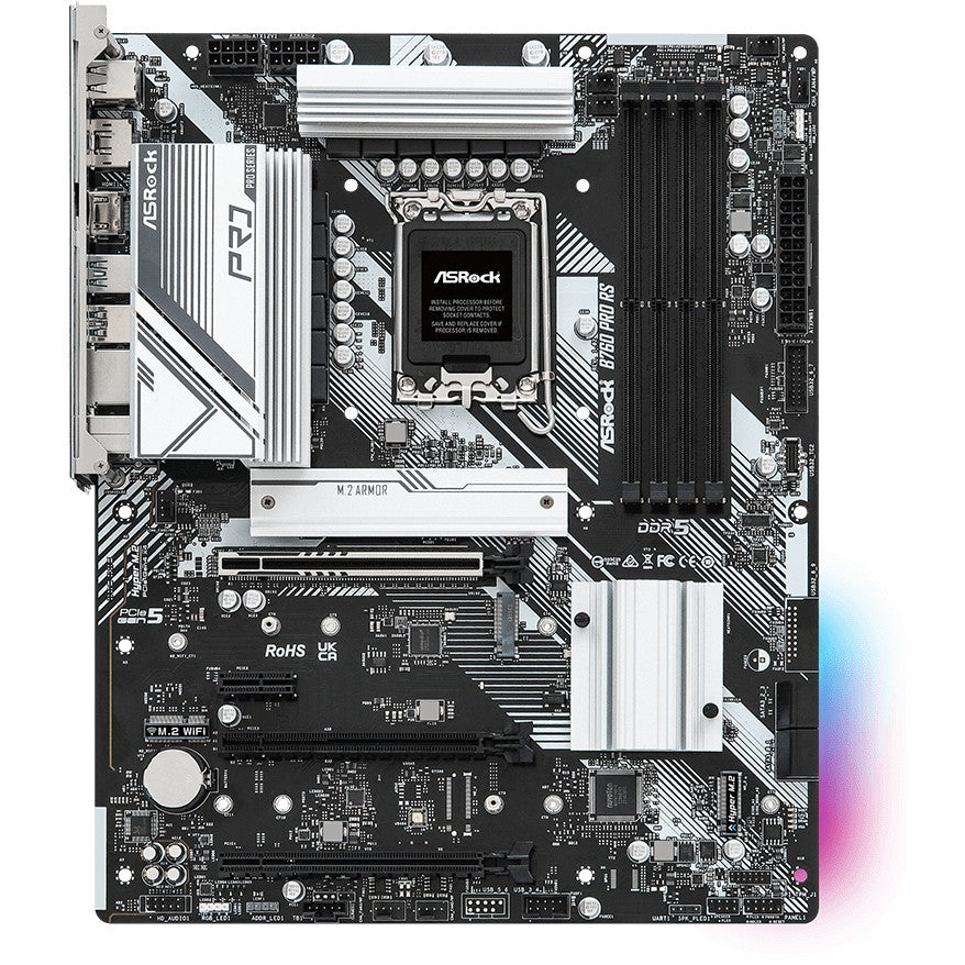 Asrock B760 PRO RS. Intel. LGA 1700. Intel® Core™ i3. Intel® Core™ i5. Intel® Core™ i7. Intel® Core™ i9. LGA 1700. DDR5 SDRAM. 128 GB