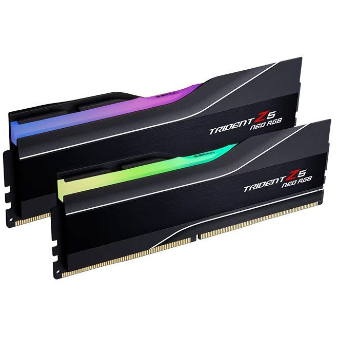 G.Skill Trident Z5 Neo RGB F5-6000J3636F16GX2-TZ5NR. 32GB. 2 x 16GB DDR5. 6000MHz. 288-pinski DIMM.