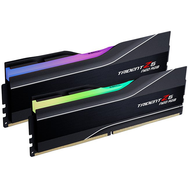 G.Skill Trident Z5 Neo RGB F5-6000J3238F16GX2-TZ5NR. 32GB. 2 x 16GB DDR5. 6000MHz. 288-pinski DIMM.