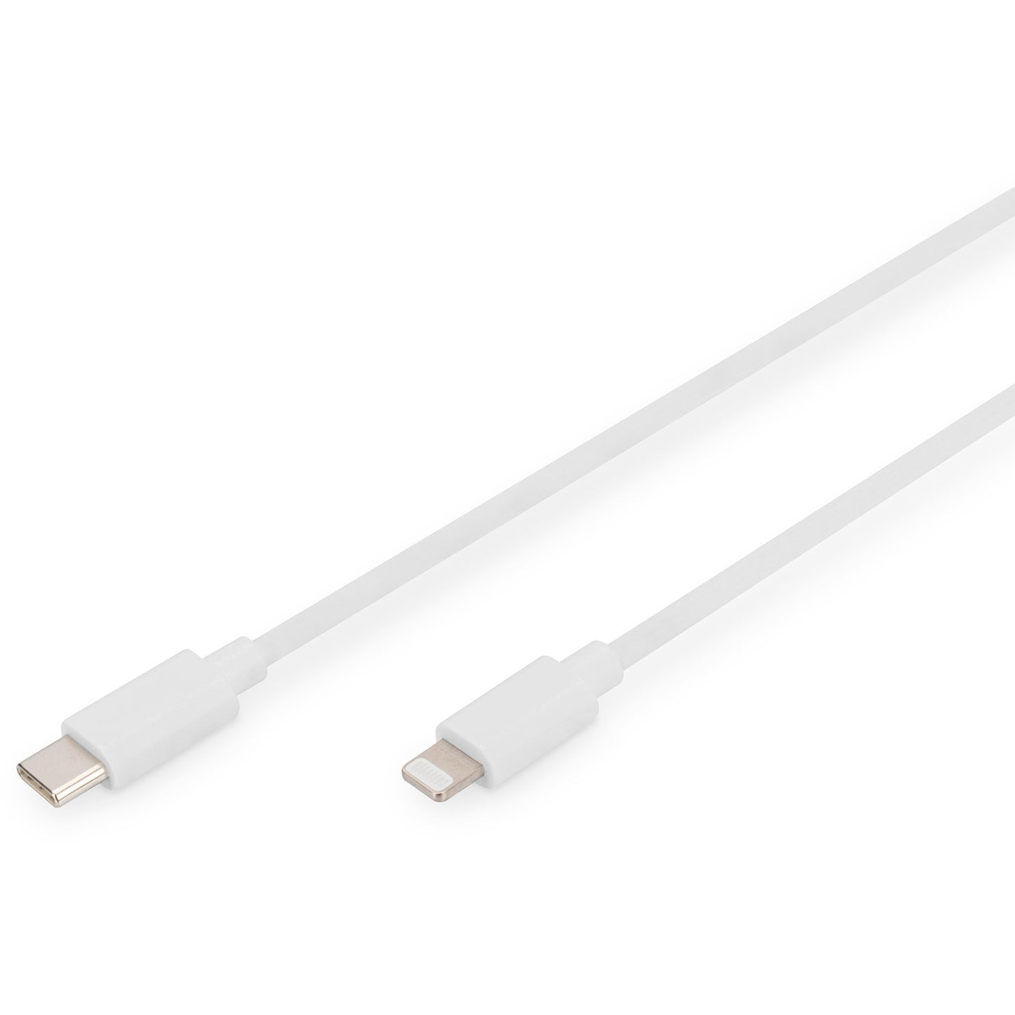 Digitus Lightning na USB-C kabel za prijenos podataka/punjenje. MFi certificiran. 2 m. Lightning na USB-C. Muški. Muški. Bijeli.