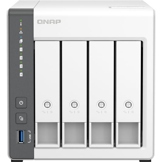 QNAP TS-433. NAS. Tower. ARM. Cortex-A55. 4GB. 0TB